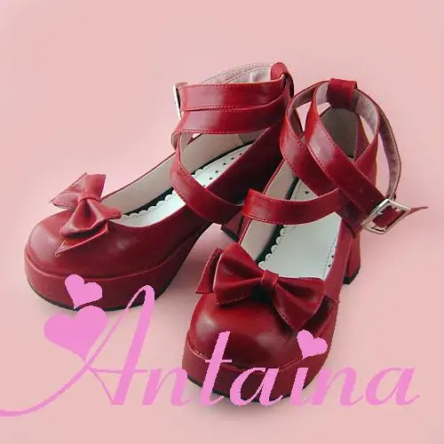 Gothic-Ankle-Cross-Belts-High-Heel-Pumps-Elegant-Single-Bow-Lolita-Princess-Heels-Shoes-27