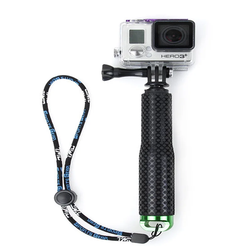 Селфи палка из алюминиевого сплава для спортивной камеры водонепроницаемая