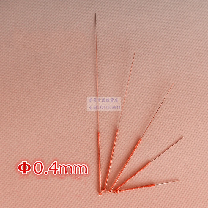 free shipping 0.4mm Sterile Acupuncture Needles Single Use 100pcs/box Round sharp needle beauty