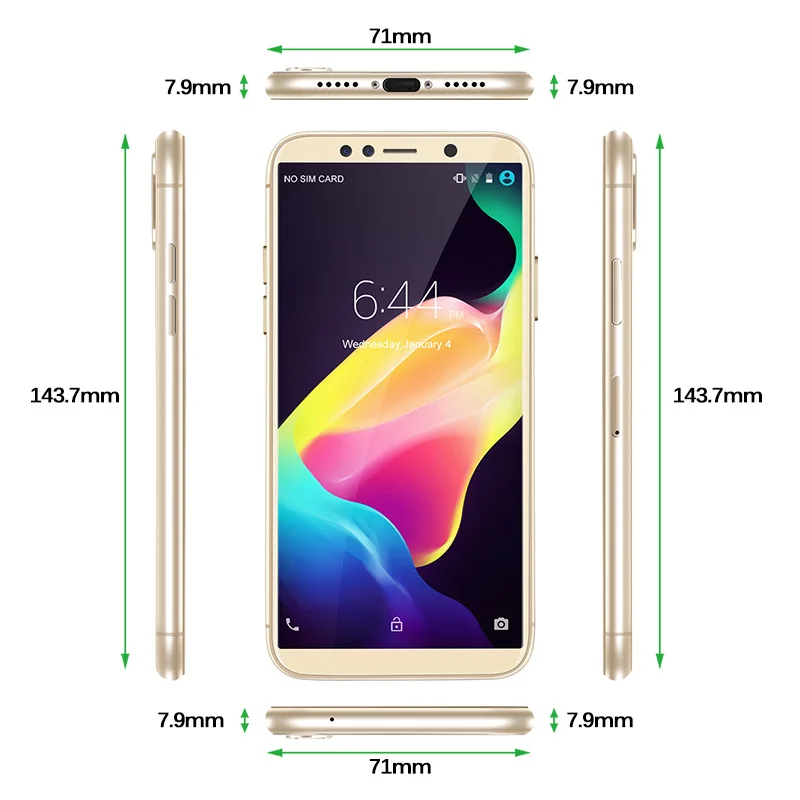 XGODY M78 Pro 4 аппарат не привязан к оператору сотовой связи смартфон 5 дюймов 18:9 3g
