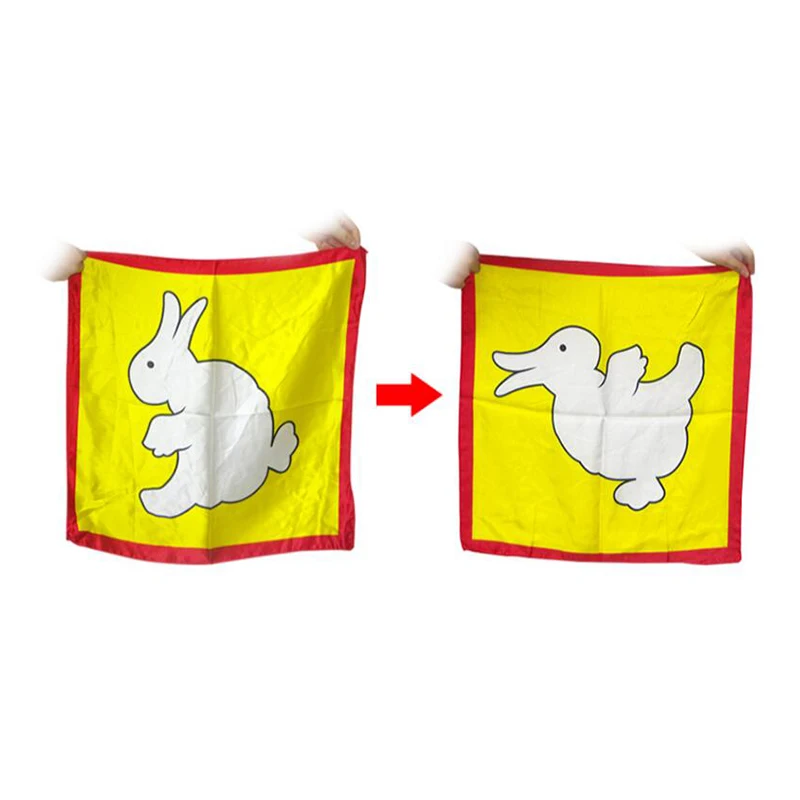 

Duck change into Rabbit Stage Magic Tricks Props Toys Easy Doing Professional Magician