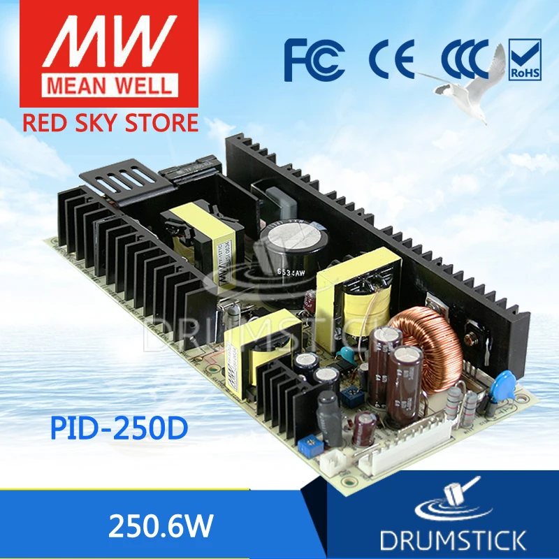 

MEAN WELL PID-250D meanwell PID-250 250.6W Isolated Dual Output with PFC Function with optional CASE type