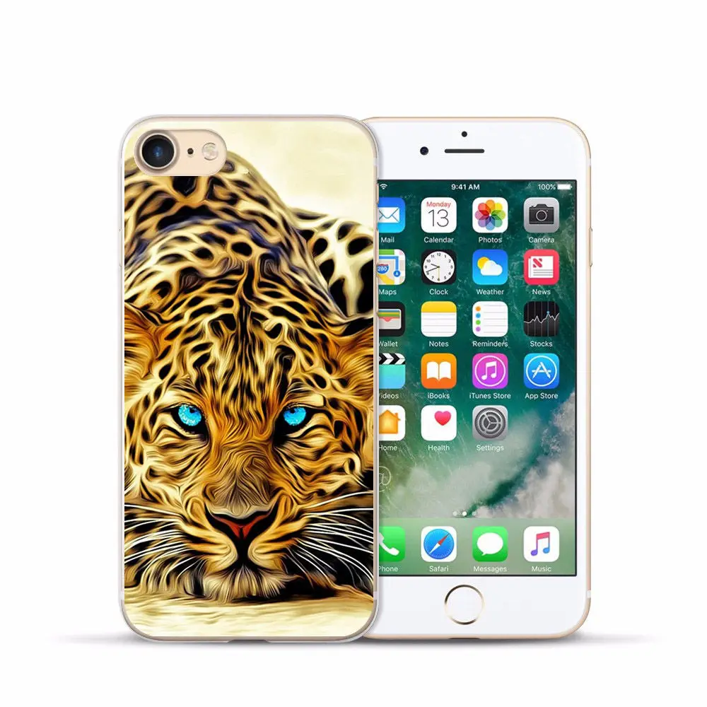 FOR iPhone 7case Painting Silicon Cover FOR Iphone 6s Soft Clear Protective TPU Back Cover FOR 4 4S 5 5S 6 7 8 Plus X XS Max XR (14)
