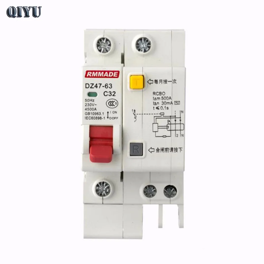 

DZ47LE-1P+N Circuit breaker Air switch ,Small leakage circuit breaker,Household electrical leakage protection circuit breakers