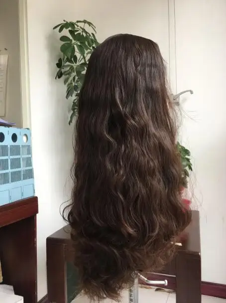 Изготовленный на заказ Европейский remy Кошерный парик из волос, еврейские парики, бескаркасные волосы