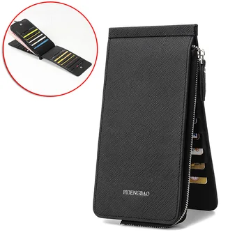 

Women Men Lady Wallets Purse Multifunction PU Zipper Buckle For Mobile Phone Money Card New