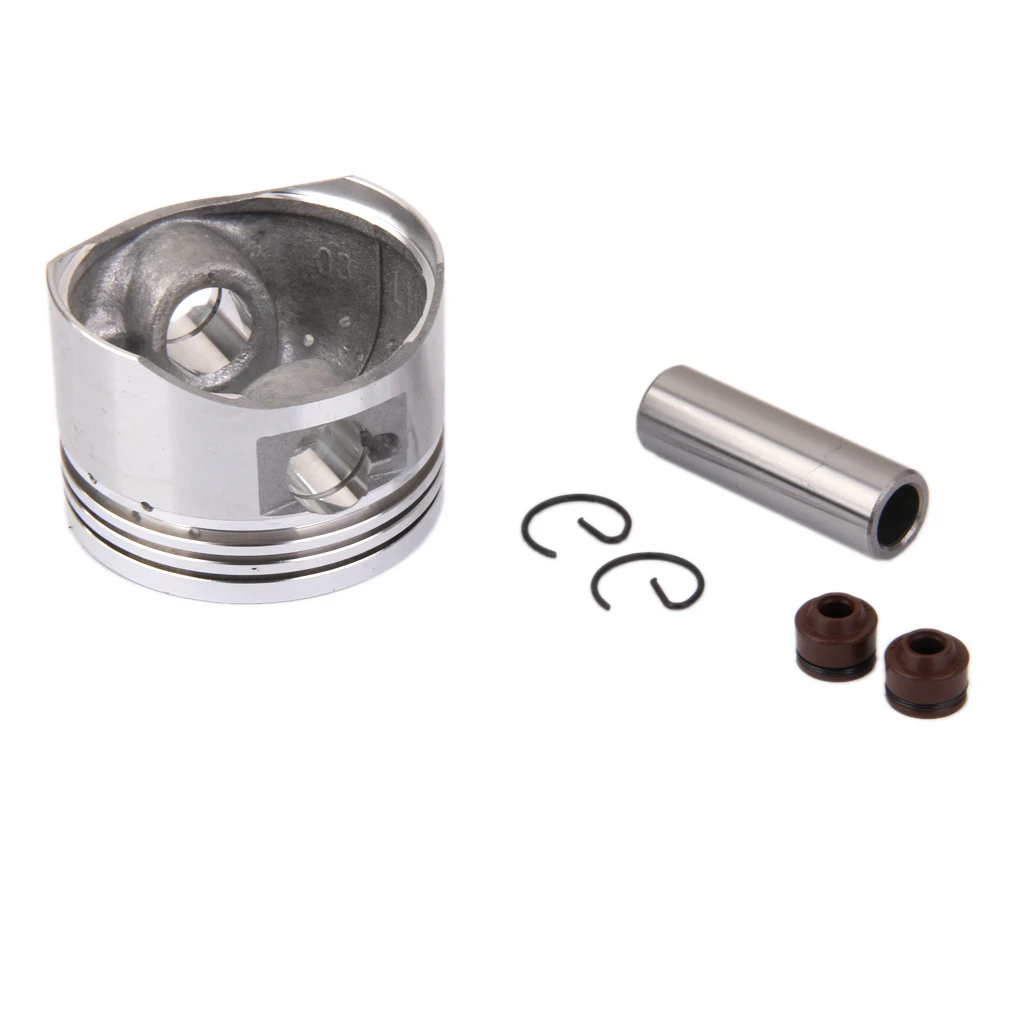 52.4mm Cylinder Head Assembly with Gaskets Pistons Set for 110cc Engines ATV Quad Dirt Bike Go Kart