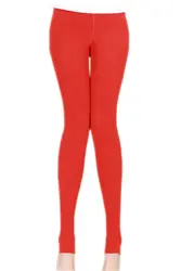 НСБ 2018 Для женщин зимние теплые узкие хлопковые леггинсы Эластичные штаны толстые Леггинсы для женщин красный (полной ступне тип)