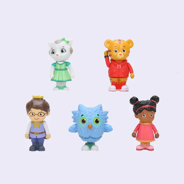 5pcs set daniel tiger s neighborhood friends prince wednesday miss