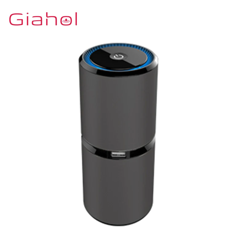 

GIAHOL USB Ultra quiet humidifier Mini Portable Car Air Purifier Dual USB Port Night Light Anion Air Freshener Remove Duct Smoke