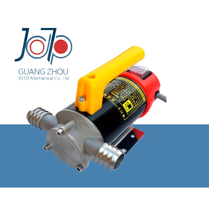 

24V Dual-Purpose Inlet Electric Self-priming Diesel Refuel Oil Pump With Extended 6m Power Line And 8m Steel Wire Oil Tube