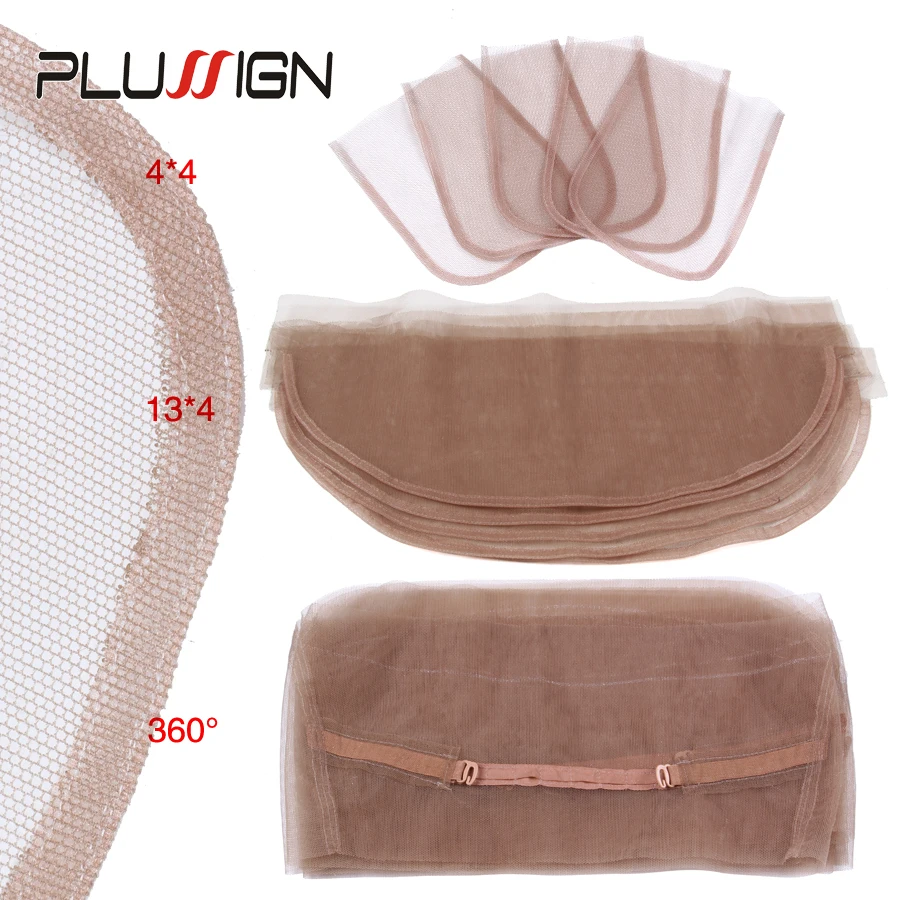 Special Size 5*5 13*6 Top Swiss Net For Lace Wig Base Cap Lace Frontal Closure Material 1Pcs/Lot Brown Color 360 Frontal Net Special Size 5*5 13*6 Top Swiss Net For Lace Wig Base Cap Lace Frontal Closure Material 1Pcs/Lot Brown Color 360 Frontal Net