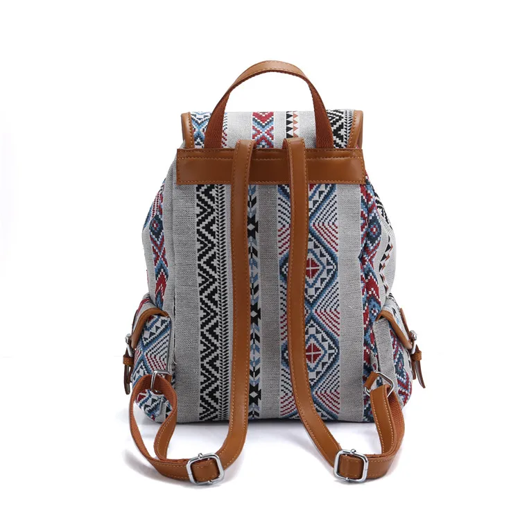  BOHO Gypsy Backpack Women Bohemian mochila Travel Backpack Ethnic Hippie Mummy Diaper Bag Girls School Bag (9)
