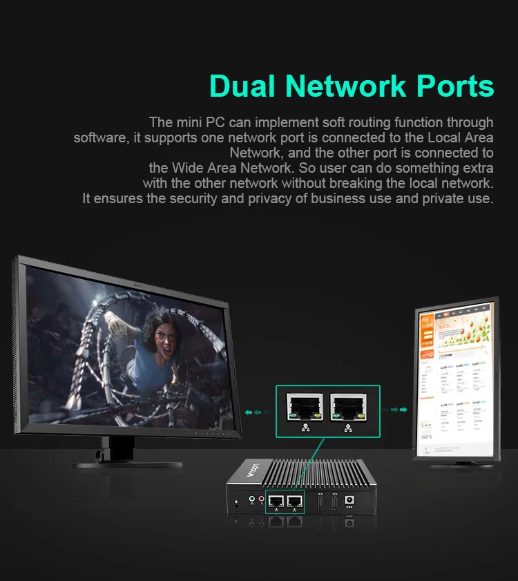 J3160 Dual Lan Mini PC 12
