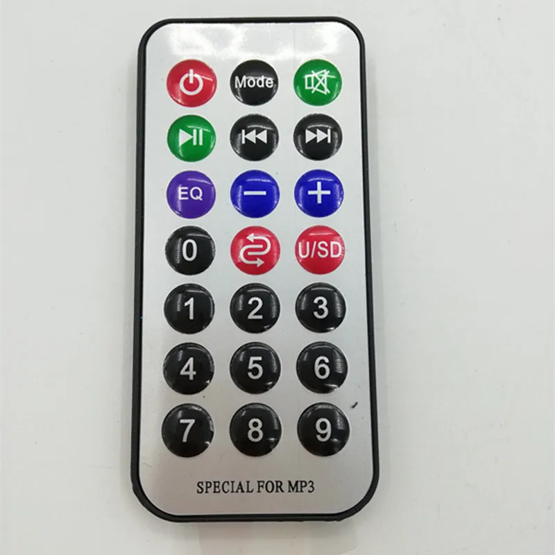 

Free Shipping Wireless Remote Control 12 V MP3 USB TF Radio Car Speaker Subwoofer LCD Universal Remote Control