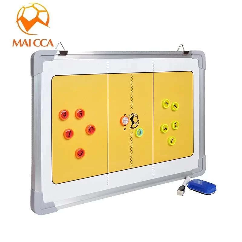 MAICCA جديد الكرة الطائرة التكتيكية لوحة التدريب مجلس المغناطيسي مدرب الكتاب مع القلم والممحاة تكتيكات مدرب كرة الطائرة الحافظة