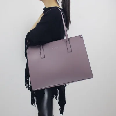 BENVICHED женская сумка из натуральной кожи модный портфель белая сумка на одно плечо сумка для путешествий c375 - Цвет: purple small