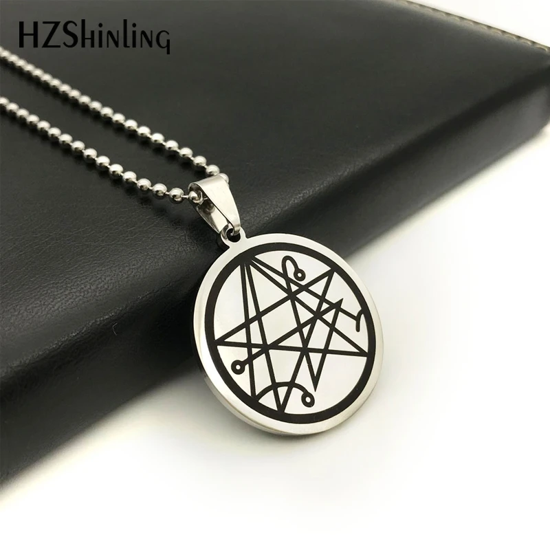 Новинка 2018 подвеска из нержавеющей стали с виниловой наклейкой Sigil of the Gate