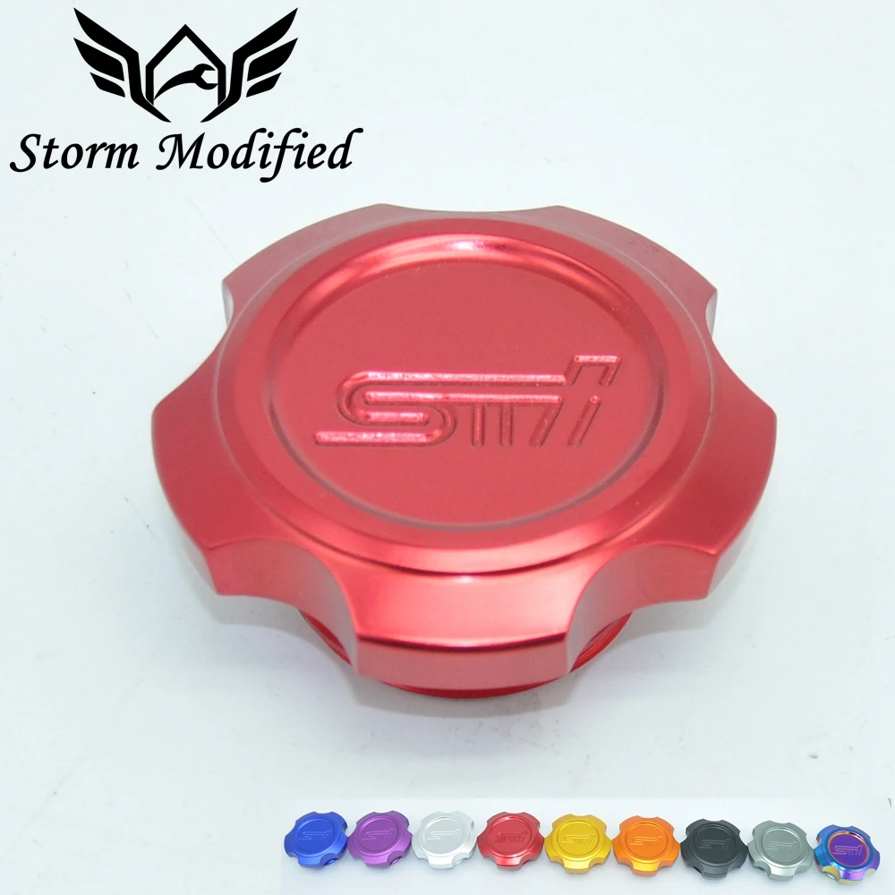 

SuTong Car Styling Oil Filter Cap Fuel Tank Cover For Subaru Outback XV Auto Accessories Aluminum With Logo Car Styling