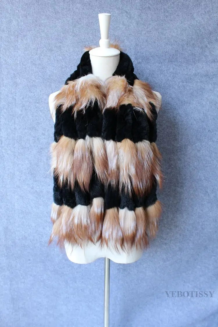  Fox Fur carf Real rex rabbit Fur  (3)