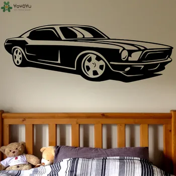 

YOYOYU Wall Decal Car Motor Vehicle Vinyl Wall Sticker Removable Boy Bedroom Headboard Poster Cool Modern Design Home DecorCY144