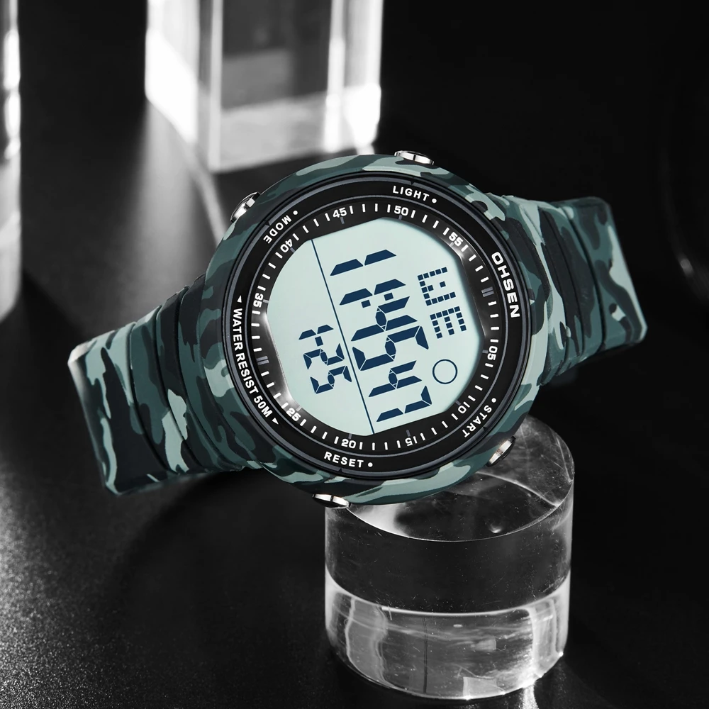 ohsen sport watch water resist 50m