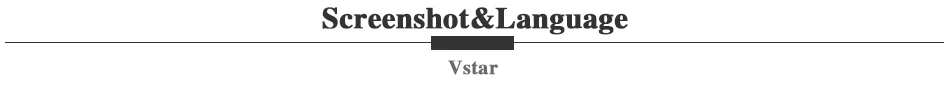 Screenshot&Language