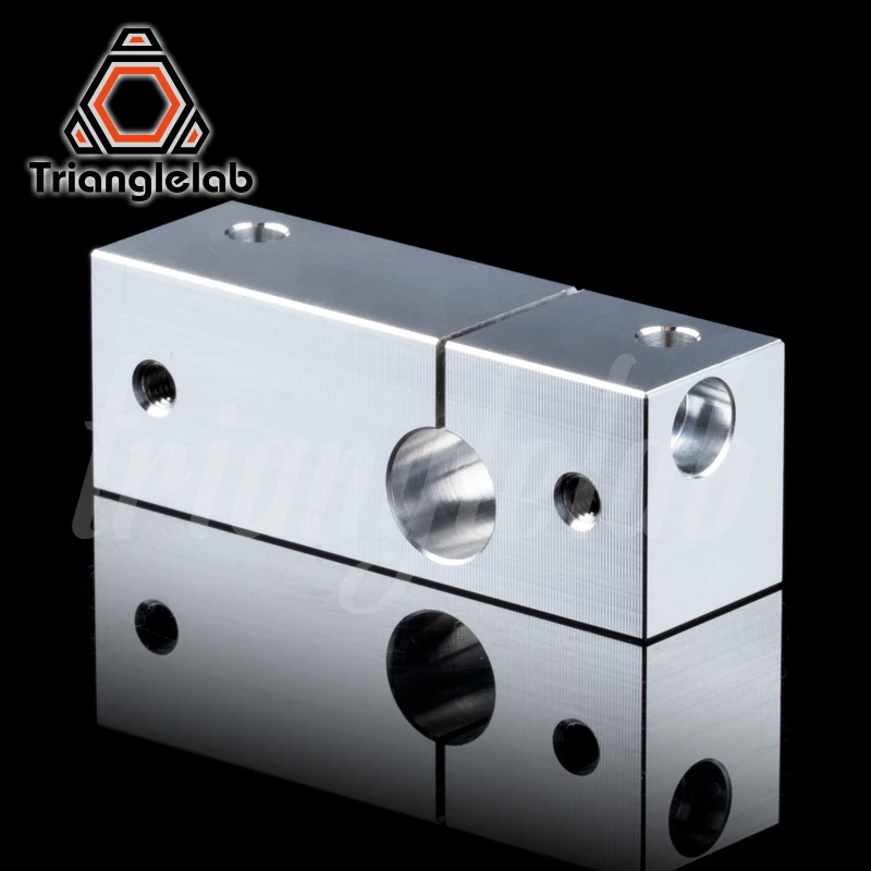 Ctrianglelab Swiss heatsink block All Metal Hotend with SLOTTED Cooling Block for Wanhao i3 Monoprice Maker Select Cocoon Create c trianglelab swiss all metal hotend kit wanhao hotend for wanhao i3 monoprice maker select cocoon create heat block mk10 nozzle