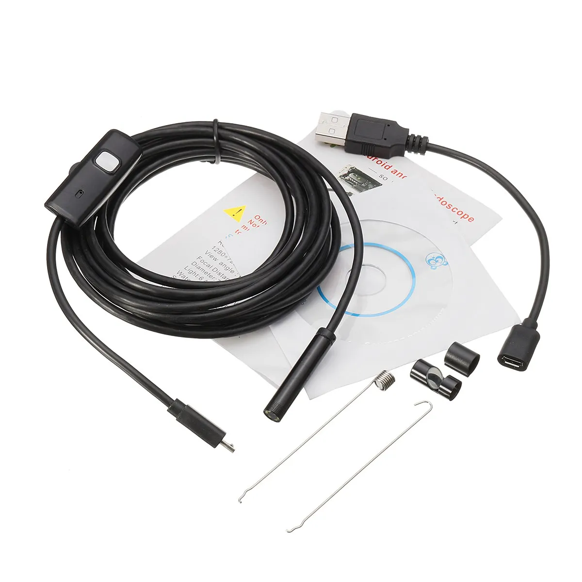 

3.5M 5.5/7mm 1.3MP 6LED Lens Smartphone Laptop USB Endoscope Inspection Camera For Android Smart Phone Laptop