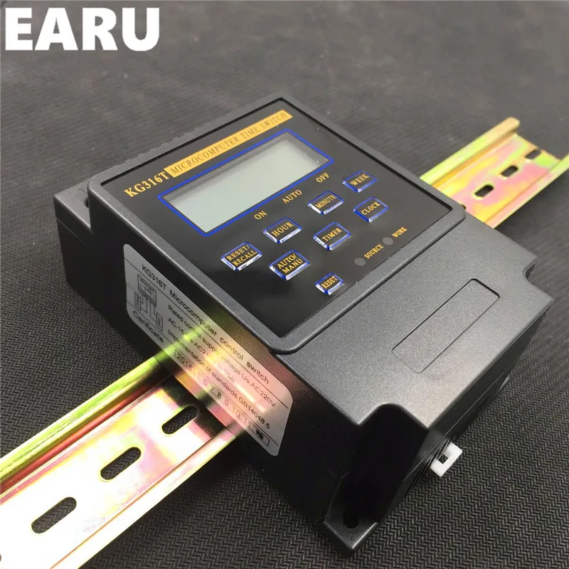 Программируемый микрокомпьютер KG316T 25 А с таймером|time switch relay|microcomputer electronic