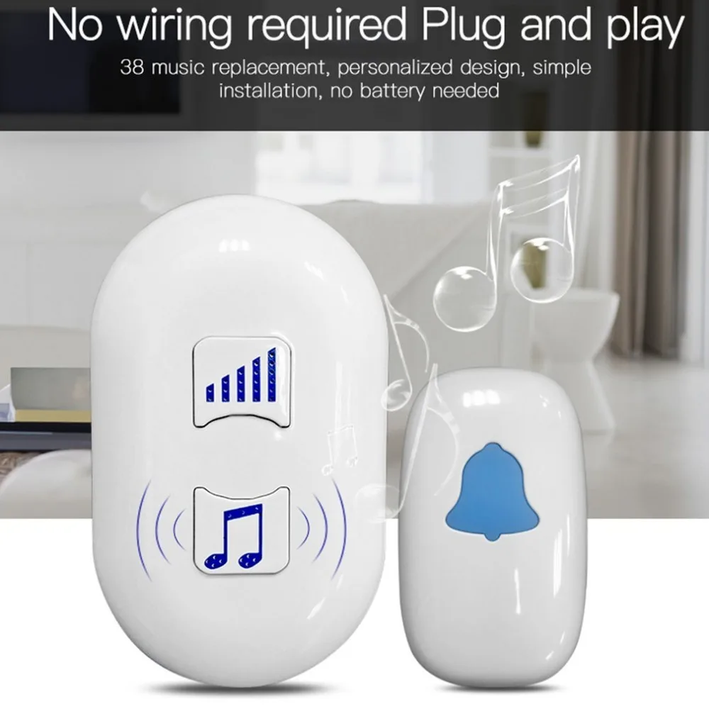 

1711 Waterproof Wireless Digital Doorbell with Sensor Infrared Detector Home