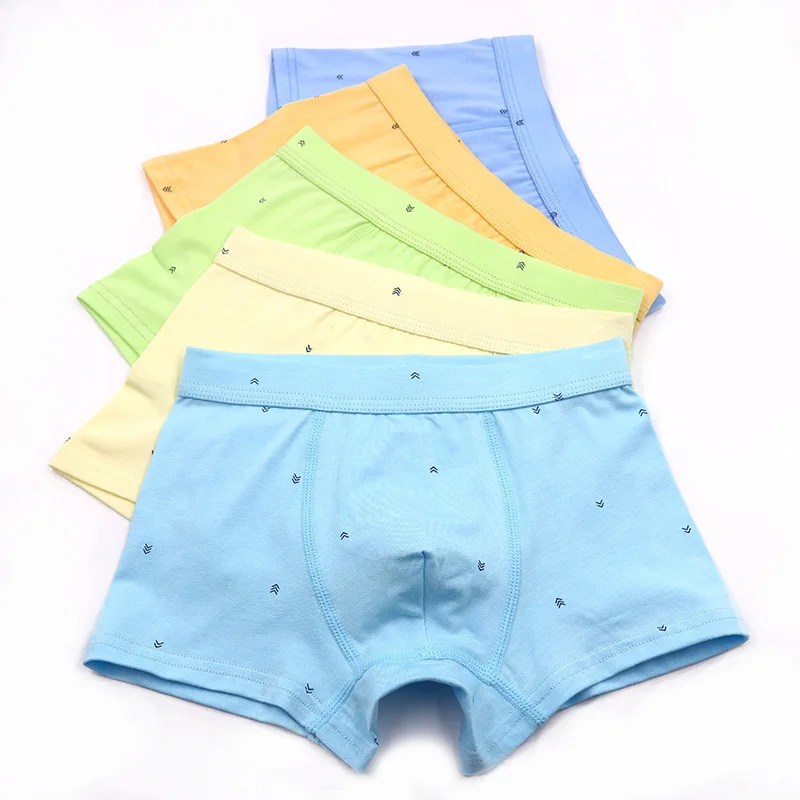 5pcs/Lot 2 14Years Fashion Boy Briefs Shorts Children Underwear Cool ...