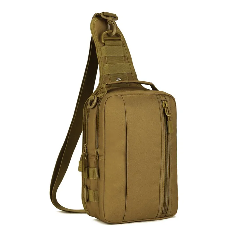 

Multi-function Men Military Bag Men Shoulder Pack Waterproof Nylon Camouflage Pack Chest Packs Army Handbag Free Shipping z318