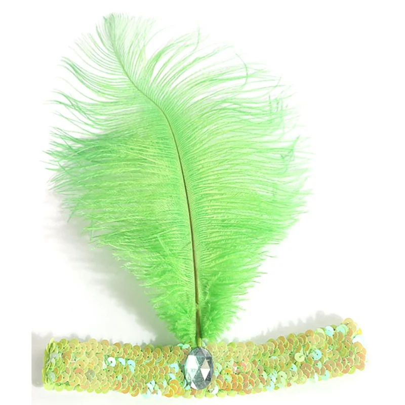Feather Chic Hairband Flapper Sequin Headband PartyFeather AliExpress