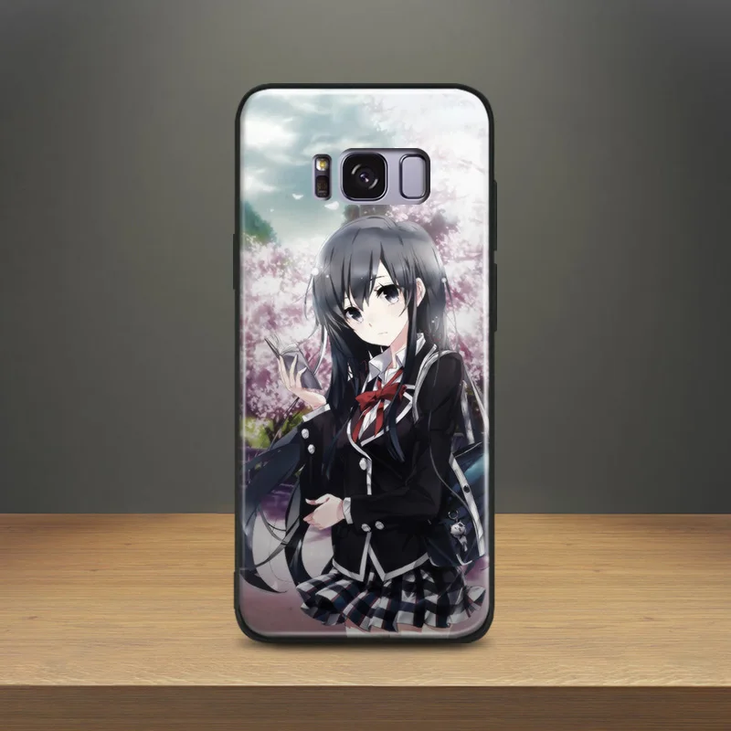 Yukino Yukinoshita OreGairu Мягкий силиконовый чехол для телефона из закаленного стекла Samsung