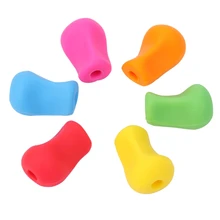 Детский эргономичный силиконовый карандаш с рукояткой для письма, набор школьной утвари