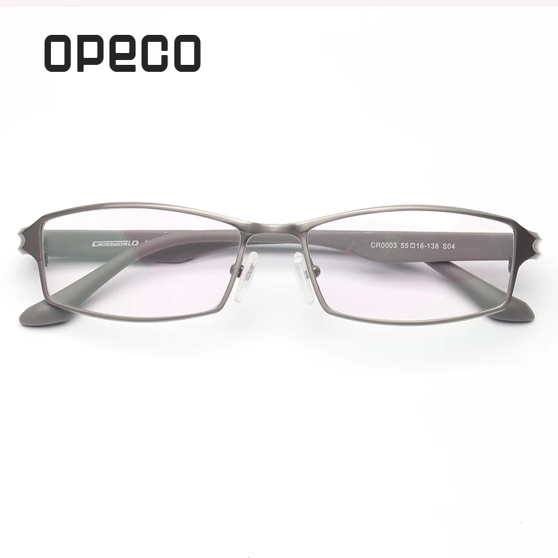 

Opeco Designer Men's Pure Titanium Eyewear Business Glasses Frame Full Rim male Myopia Optical Prescription Eyeglasses #0003