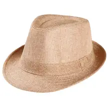 Мужская Гангстерская шляпа унисекс, Пляжная соломенная шляпа 18JUNE1