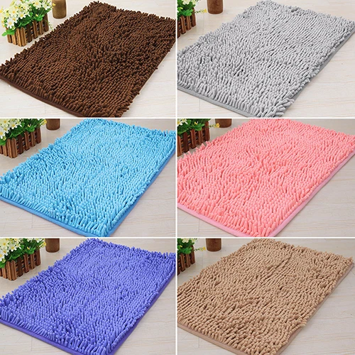 Soft Shaggy Area Rug Dining Room Home Bedroom Carpet Anti-Skid Useful Floor Mat