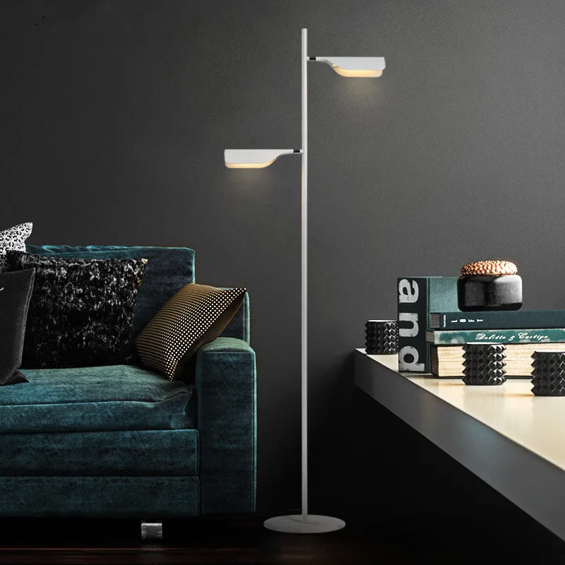 

Modern Minimalism Rotatable Metal Leaf Shades Led Floor Lamp Touch Switch Dimmable Led Floor Lamp Indoor Lighting Fixture