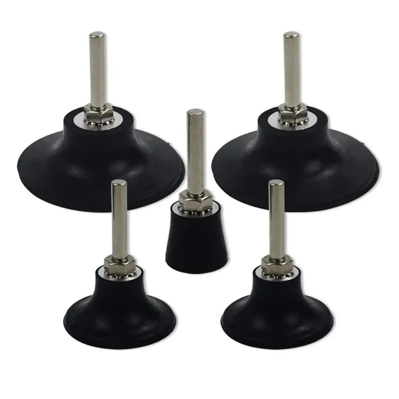 

5 pack Disc Pad Holder, Universal Quick Replacement 2 inch, 3 inch and 1 inch Disc Pad Holder with 1/4 inchShank for Polishing