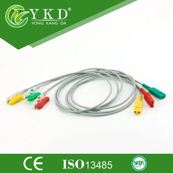 

Generic 3 lead LL ECG leads set,IEC,clip