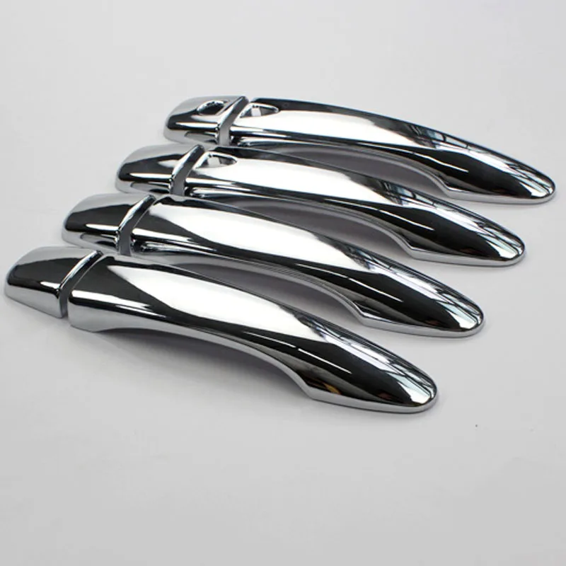 High-quality-New-Chrome-Car-Side-Door-Handle-Cover-Trim-With-SMART-Keyhole-For-Nissan-Qashqai (2)