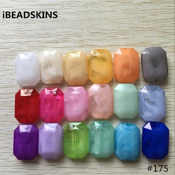 

Newest (choose color) 30X21mm 100pcs/lot or so Acrylic marble effect beads #175(Design as shown)