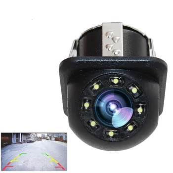 

HD CCD Car Rear View Camera 8 LED Night Vision Reversing Auto Parking Monitor Lights Backup Parking Assistance for all cars