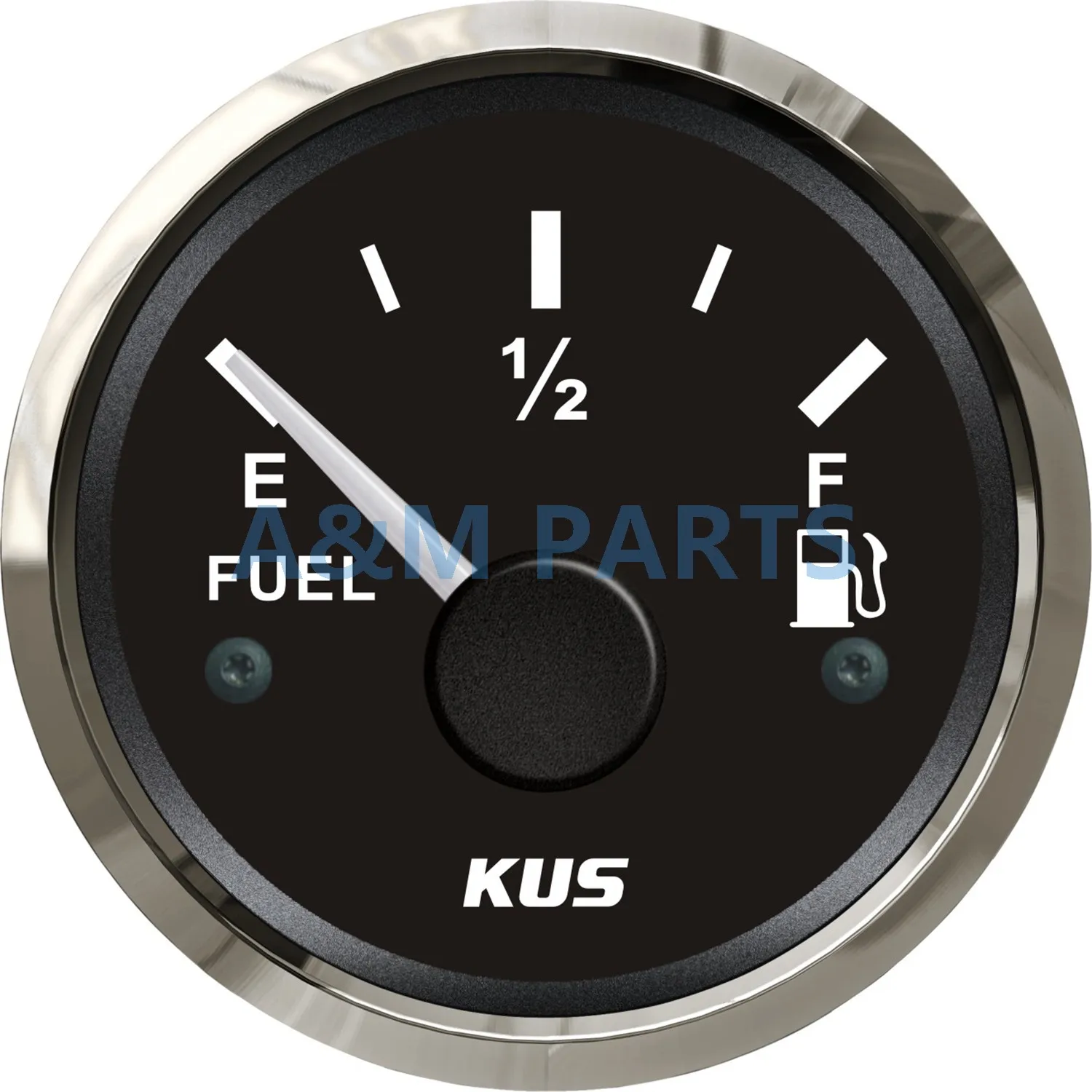 KUS Marine Fuel Gauge Boat Truck Oil Tank Level Indicator 12/24V 52mm 0-190ohms KUS Marine Fuel Gauge Boat Truck Oil Tank Level Indicator 12/24V 52mm 0-190ohms