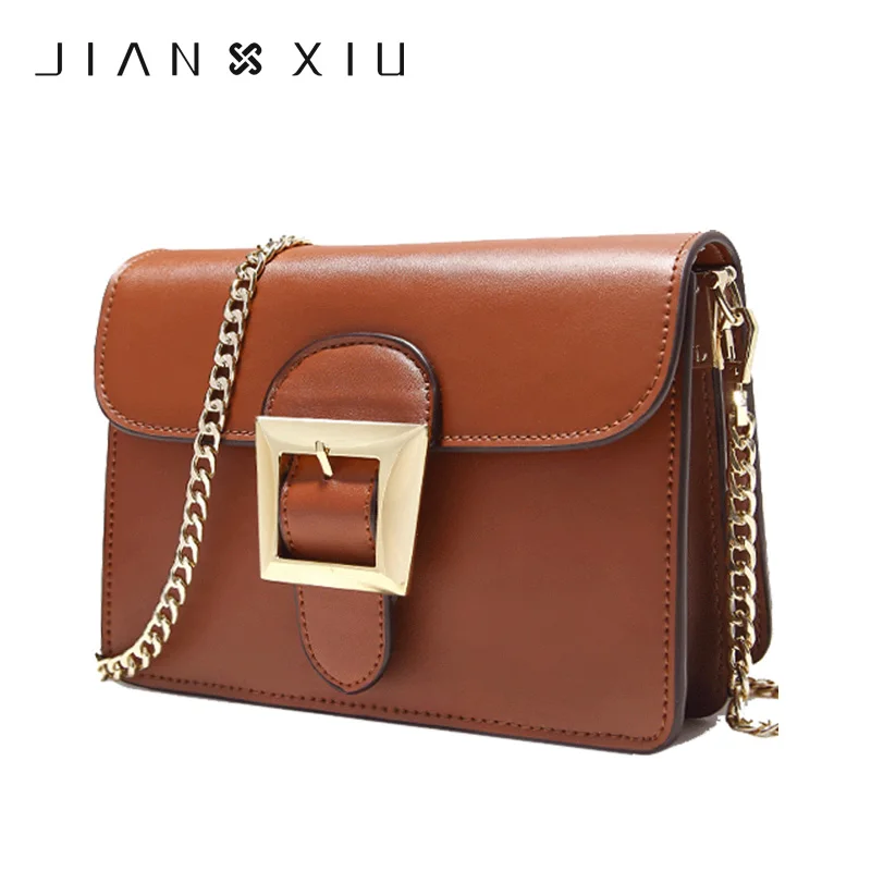 

JIANXIU Crossbody Bags for Women 2017 Genuine Leather Luxury Handbags Women Bags Designer Shoulder Messenger Bag Handbag W610