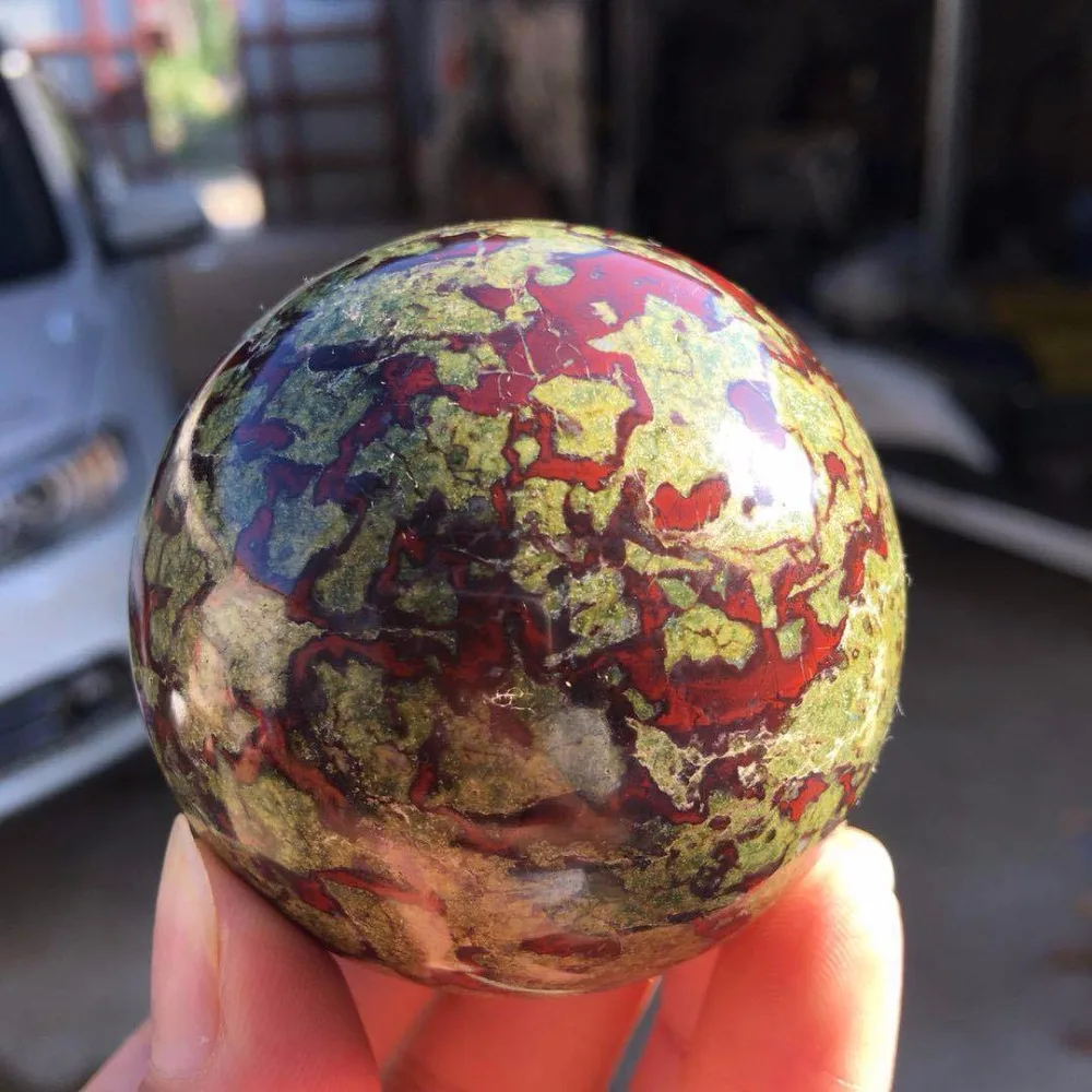 45 мм натуральный дракон крови камень яшма хрустальный шар Сфера Исцеление+ мяч сиденье