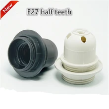 100 шт./лот E27 светодиодный пластиковый патрон лампы E27 цоколь Эдисона лампа держатель патрона DIY E27 основного разъема