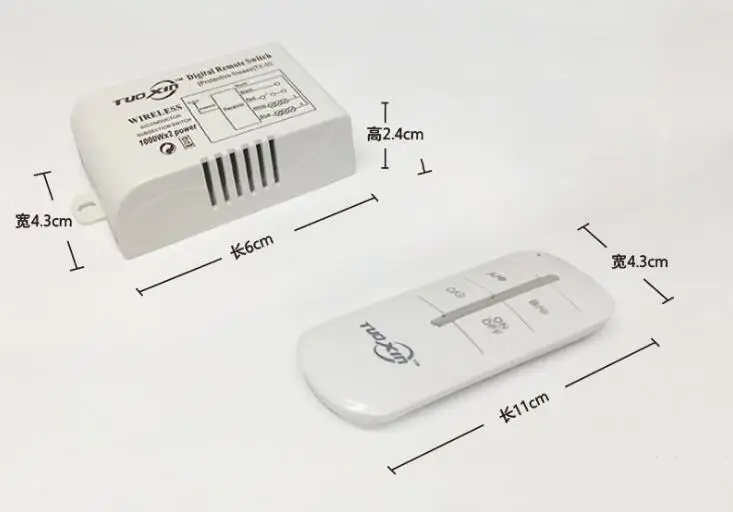 DIY 1/2/3/4 пути 220 V дистанционного Цифровой беспроводной пульт дистанционного управления ON/OFF Управление переключатель для лампочки высокое качество